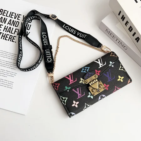 ルイヴィト iphone17pro max 手帳型 ケース ストラップ付き